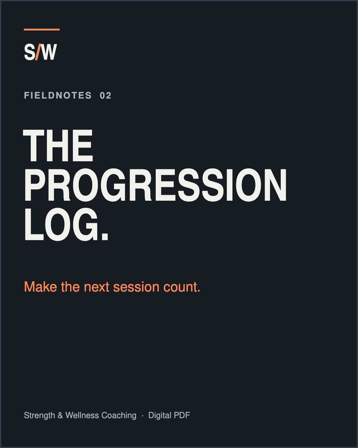 The Progression Log cover